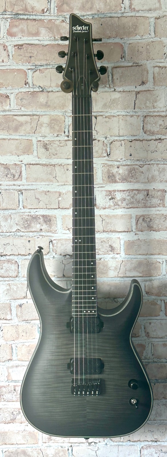 Schecter KM-6 Keith Merrow Signature 2015 – Trans Black Flame