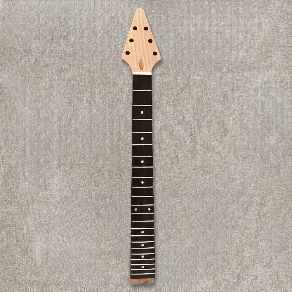 6 String F V-shaped DIY Electric Guitar Kit Canadian Maple Neck GD part set in