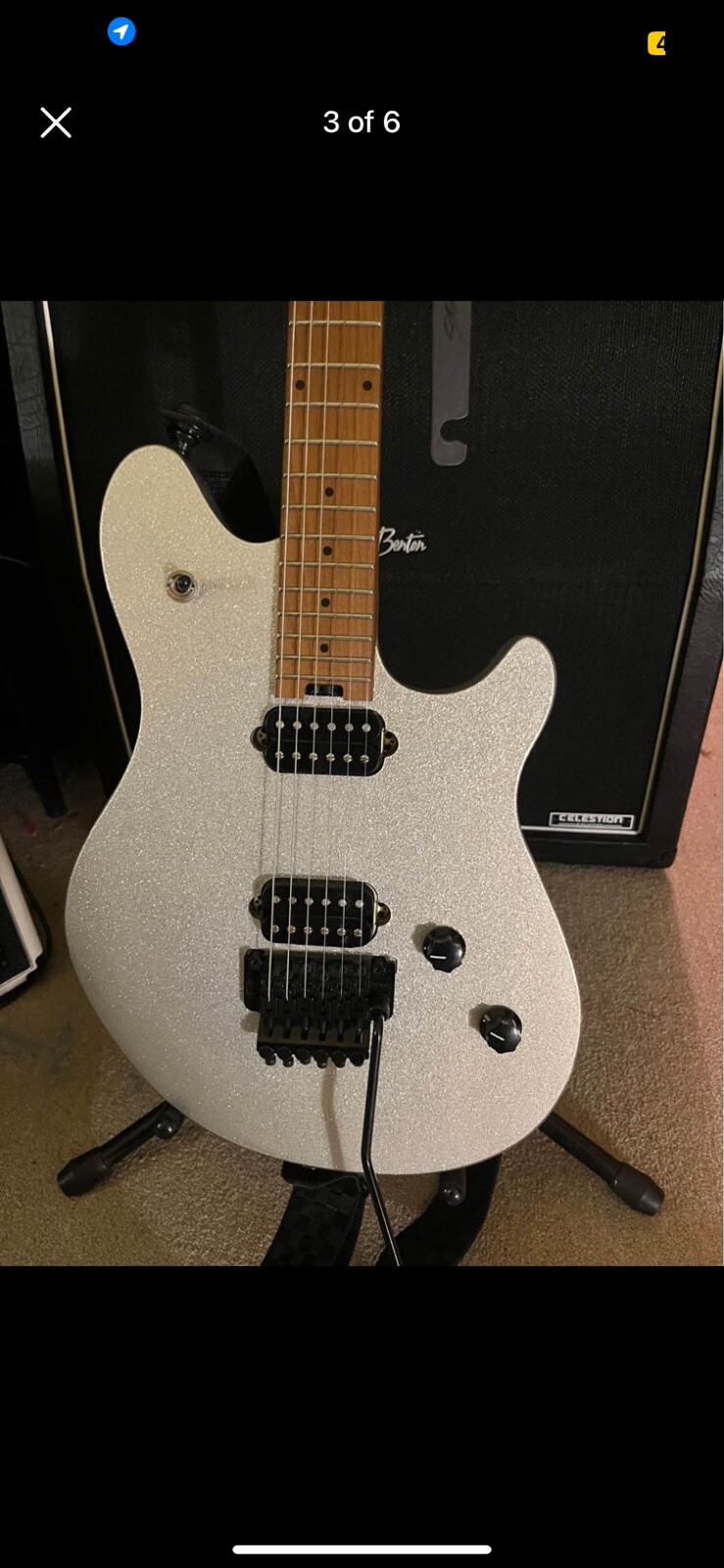 EVH Wolfgang Standard Electric Guitar – Quicksilver