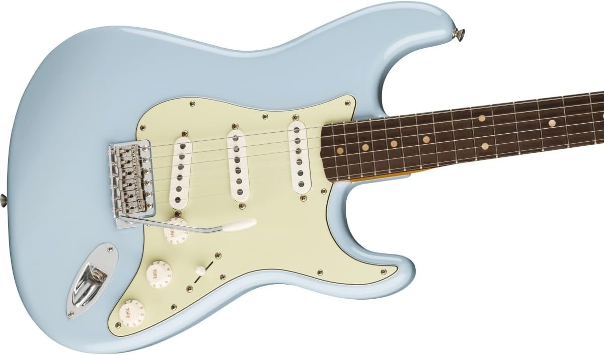 Fender Vintera II Road Worn ’60s Stratocaster Sonic Blue Electric Guitar NEW
