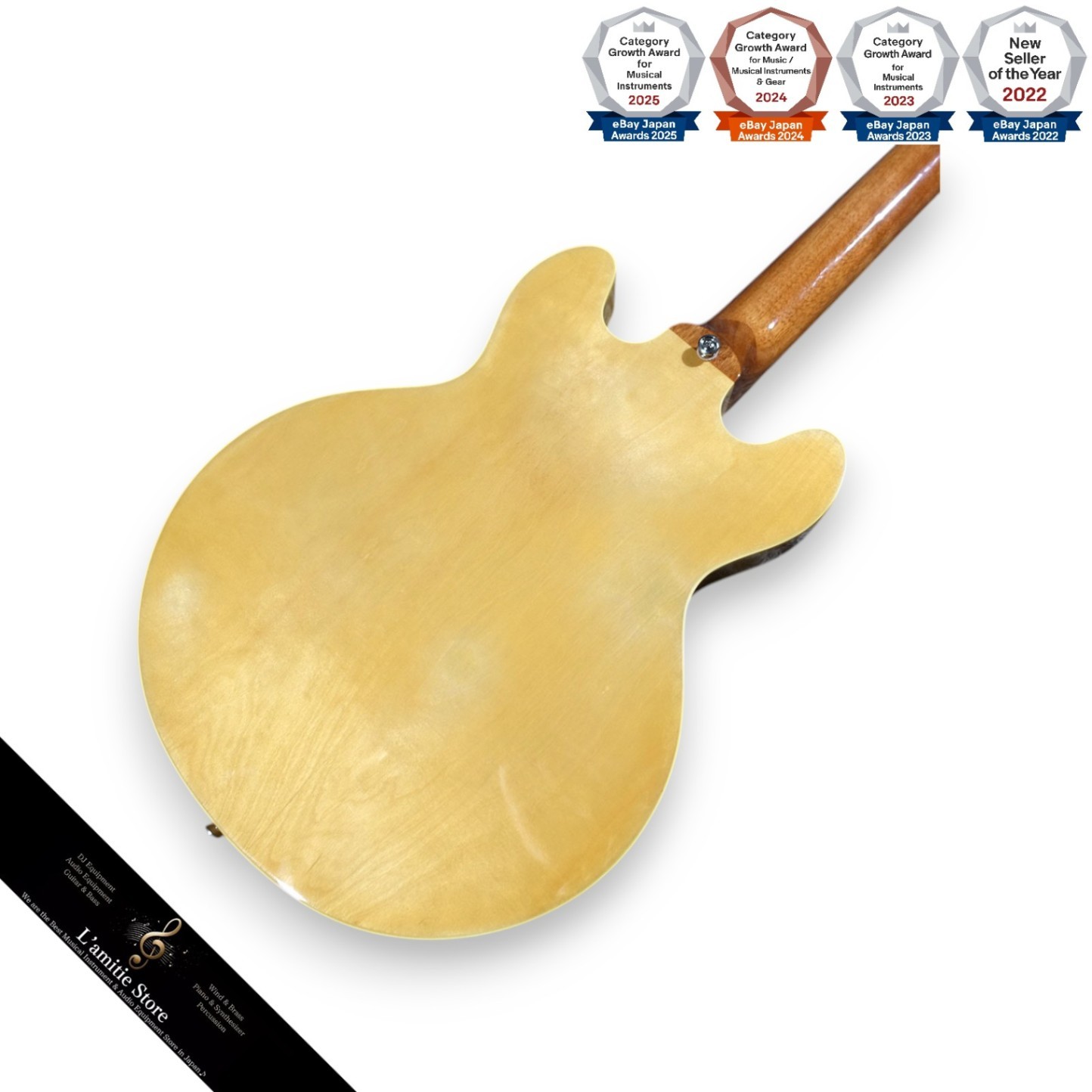 Epiphone ES339 Natural Guitar Inspired by Gibson Maple Body