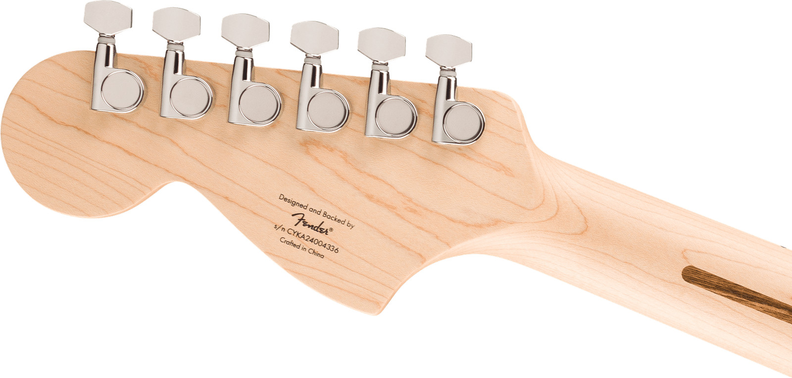 Fender Squier Affinity Series™ Jaguar®, White Pickguard, Mystic Metallic Brow