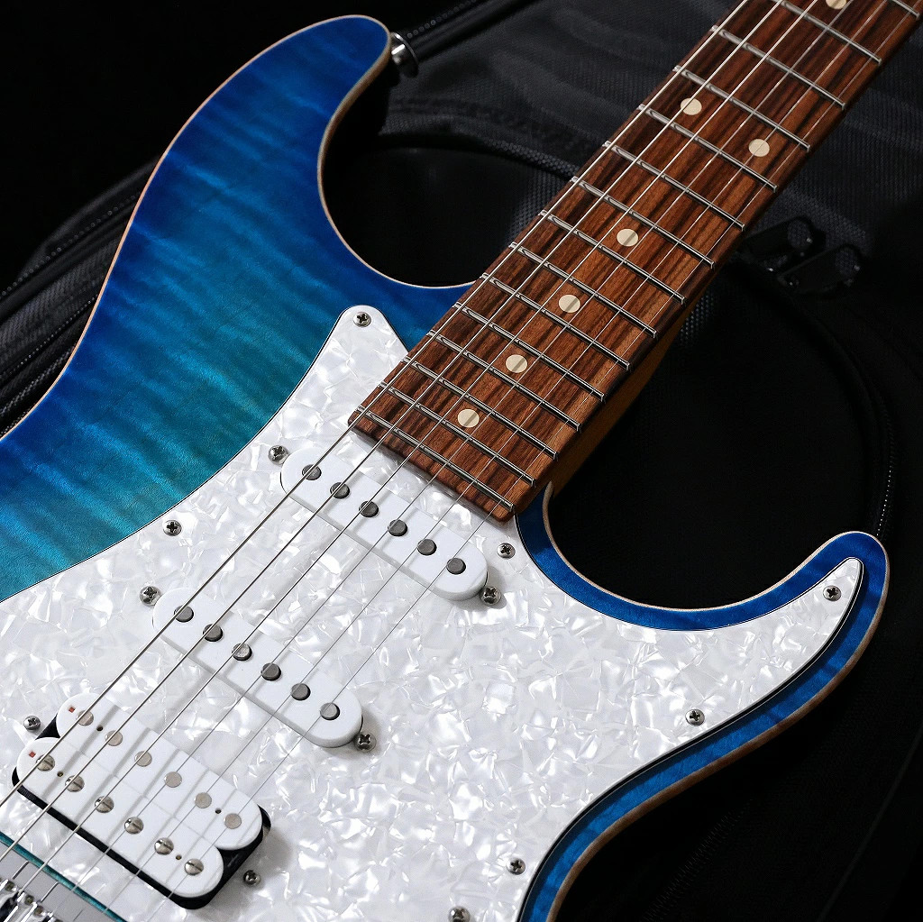 Suhr / Je Line Standard Plus Mh Bahama Blue Burst Roasted Maple Neck