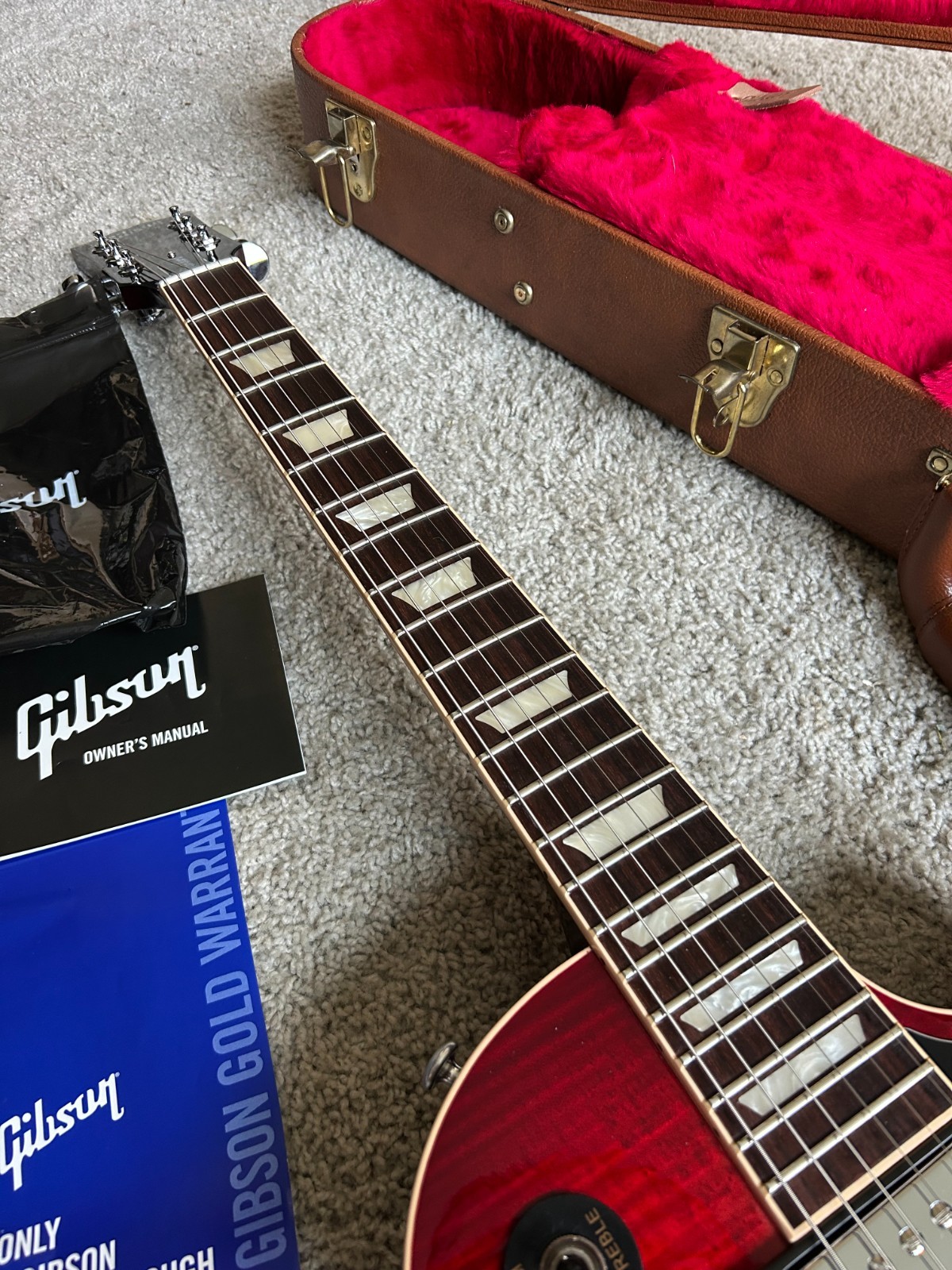 Gibson Les Paul Standard AAA Flame Maple Top 2018 – Blood Orange Burst