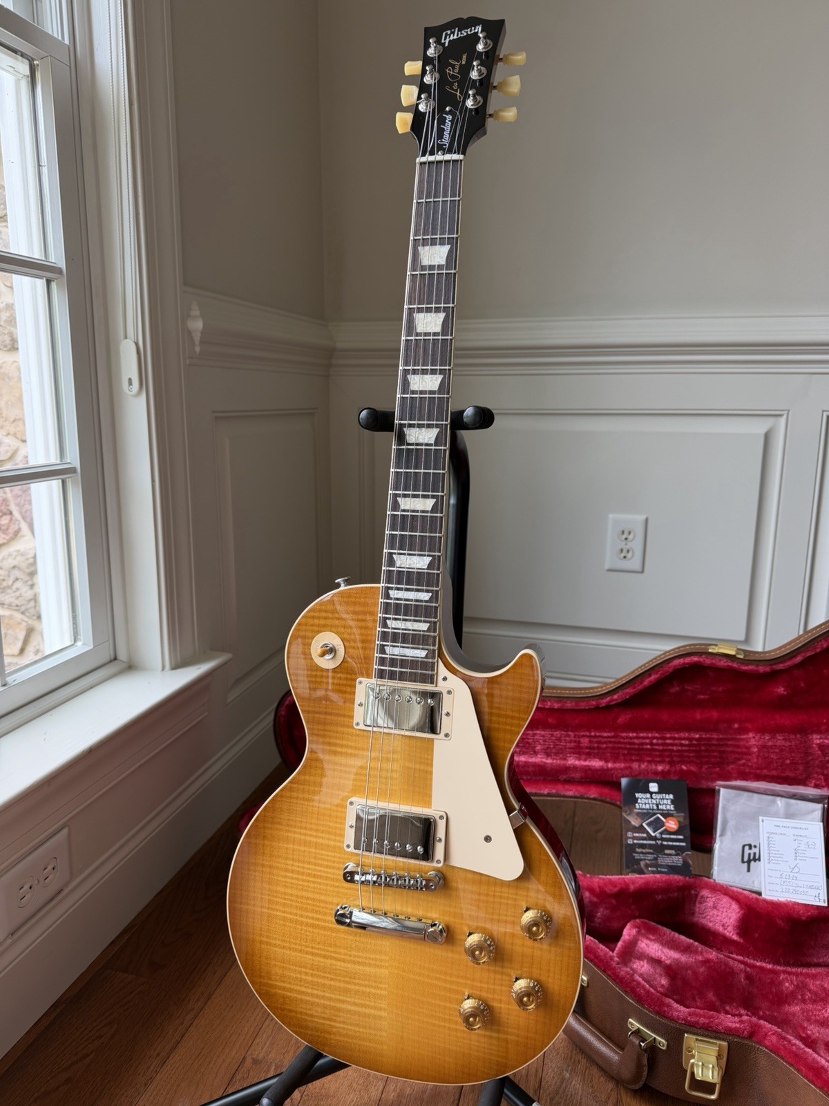 2024 Gibson Les Paul Standard 50s Wildwood Custom Shop Top – Honey Burst