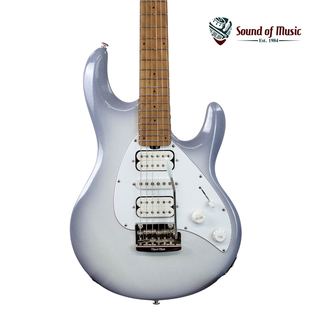 Ernie Ball Music Man HSH Silhouette Electric Guitar – Snowy Night