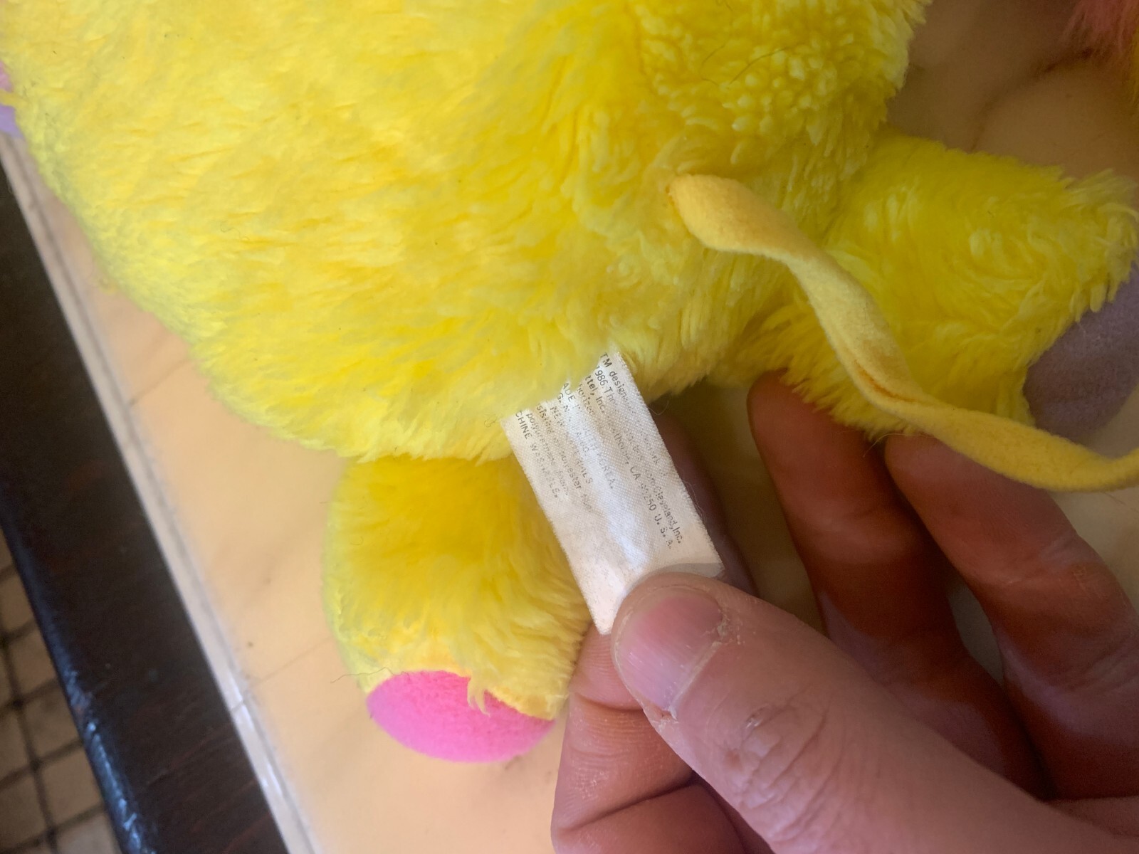 VINTAGE LOT toy DOLL POPPLES BAG MATTEL 1986-87 chips YELLOW BASKET PINK PURPLE