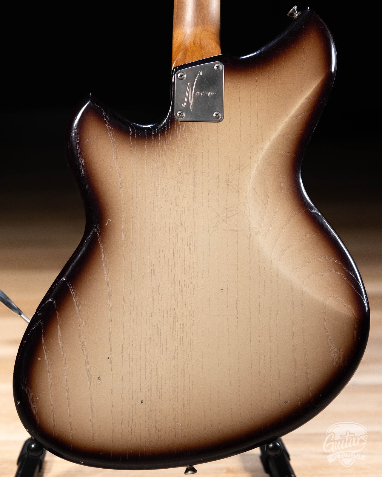 Novo Custom Miris J Semi-Hollow w/ Fralin P-90s – Toasted Marshmallow