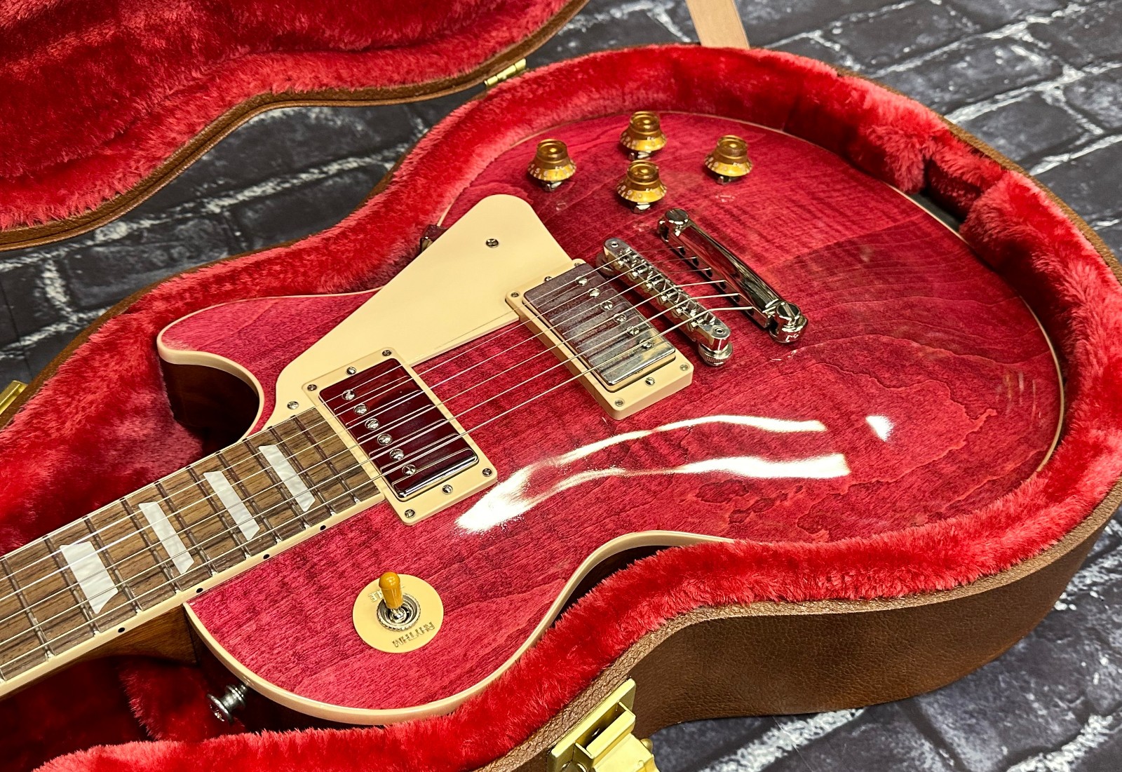 Gibson Les Paul Standard ’50s Figured Top Fuchsia Open Unplayed 9lbs1oz #277