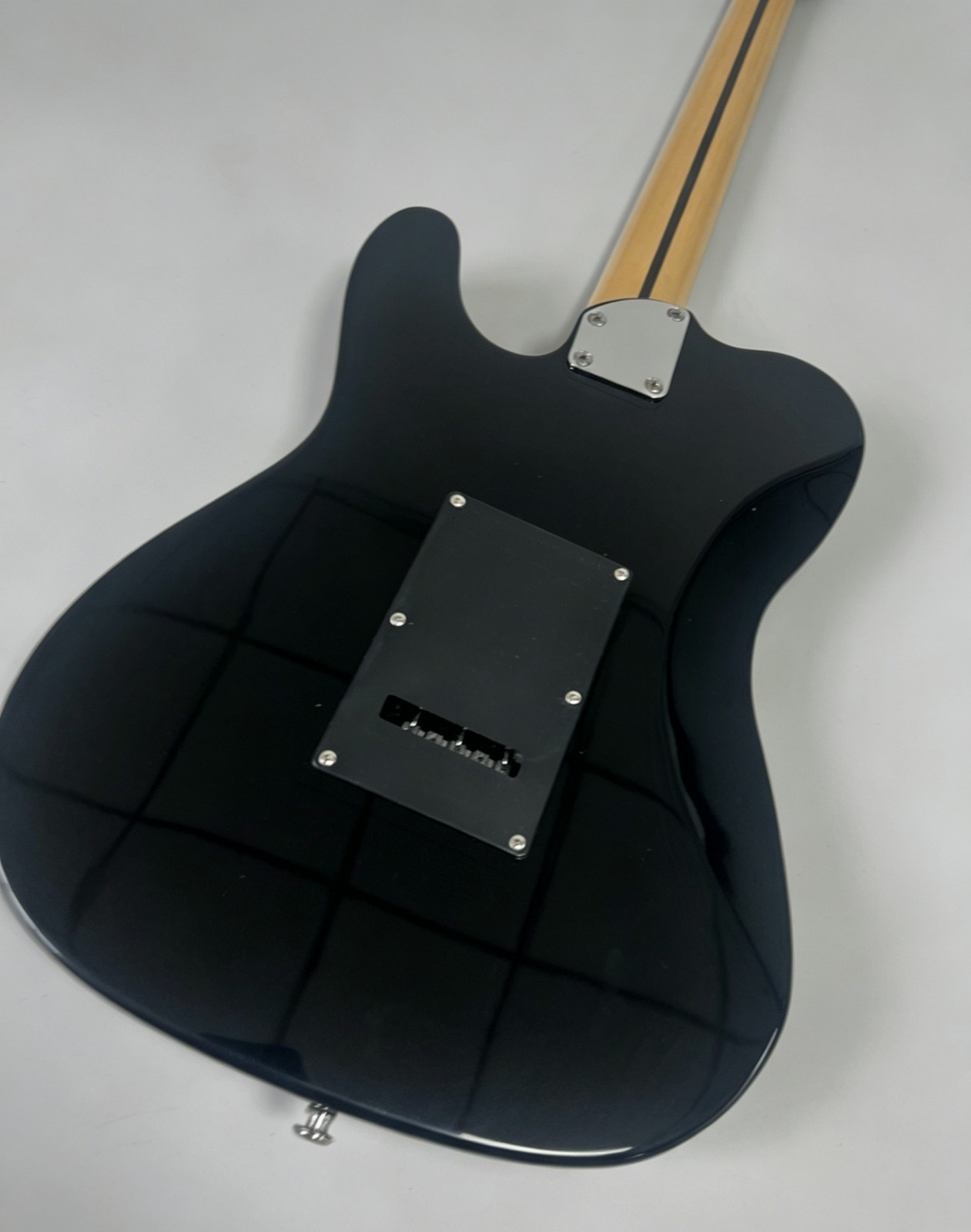 US STOCK gloss Black TL Style Guitar Floyd Rose Tremolo Maple Neck Fast Ship