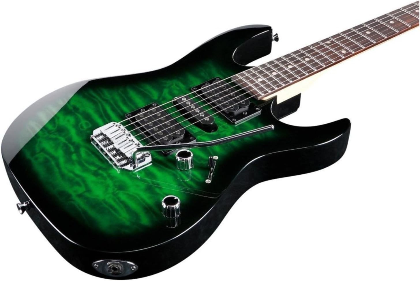 Transparent Emerald Burst Guitar – Infinity R Pickups