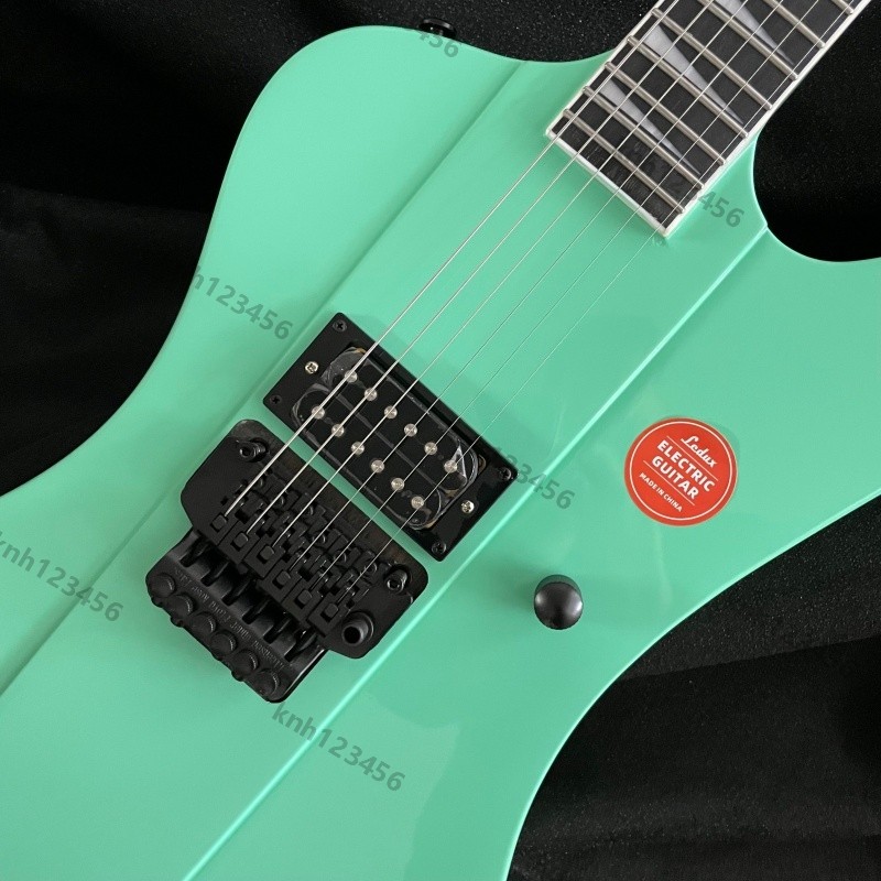 Electric Guitar Solid Body Stainless Rounded Fret Edge US Shipping C Shape Neck
