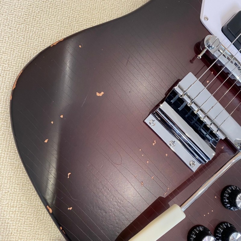 Relic-Style Firebird Brown Electric Guitar