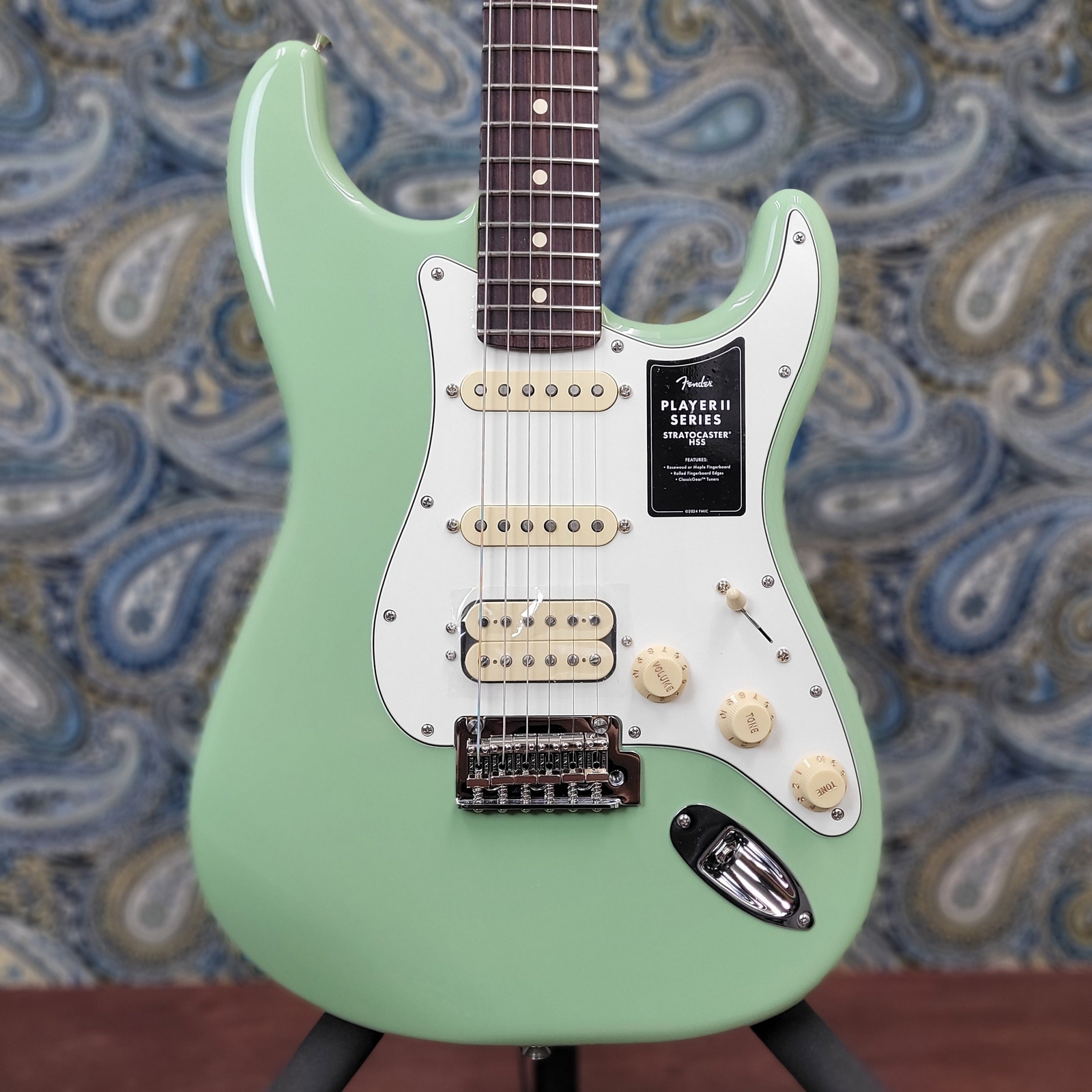 Fender Player II Stratocaster HSS Birch Green with Rosewood Fingerboard