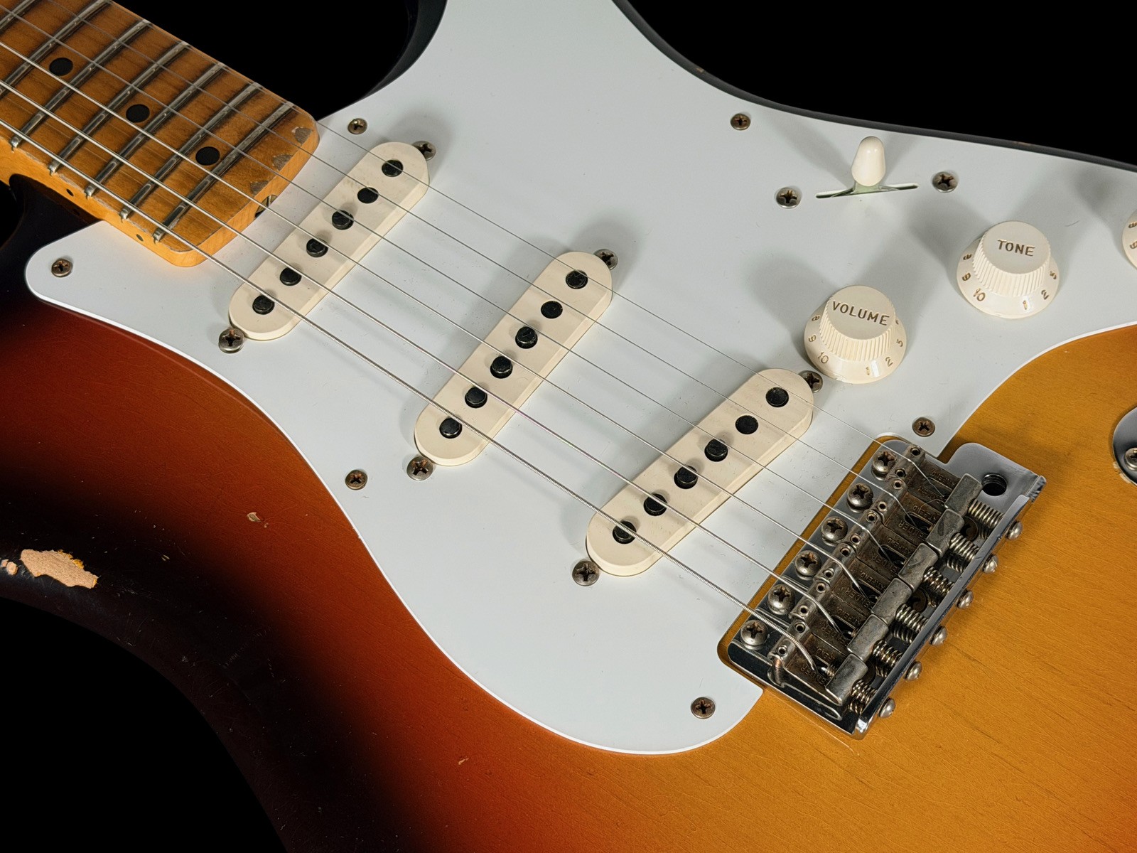 2023 FENDER STRATOCASTER ’58 CUSTOM SHOP 1958 REISSUE STRAT RELIC CHOCOLATE 3TSB