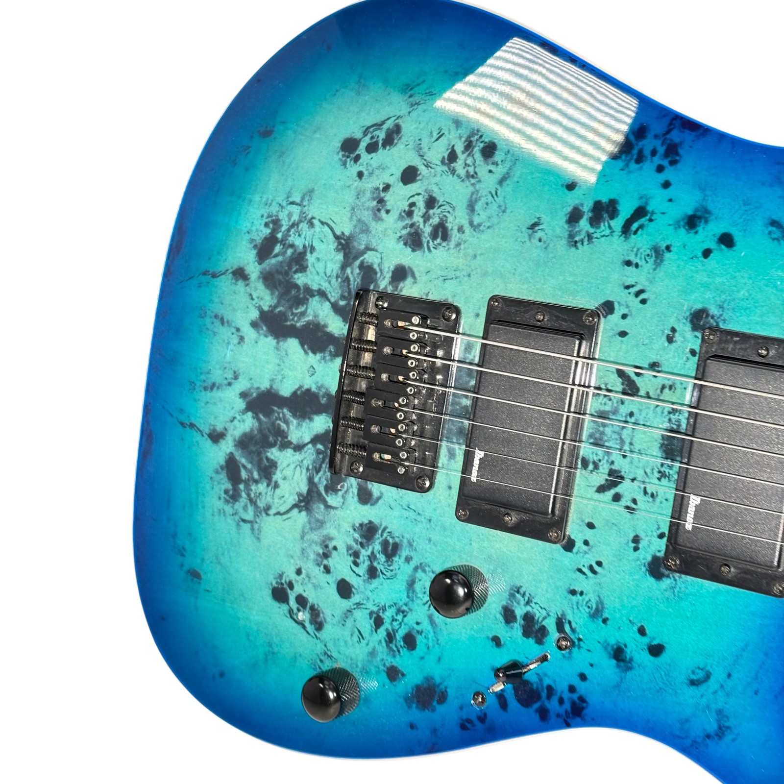 Ibanez GIO GRGR221PA 6-String Right-Handed Electric Guitar – Aqua Burst