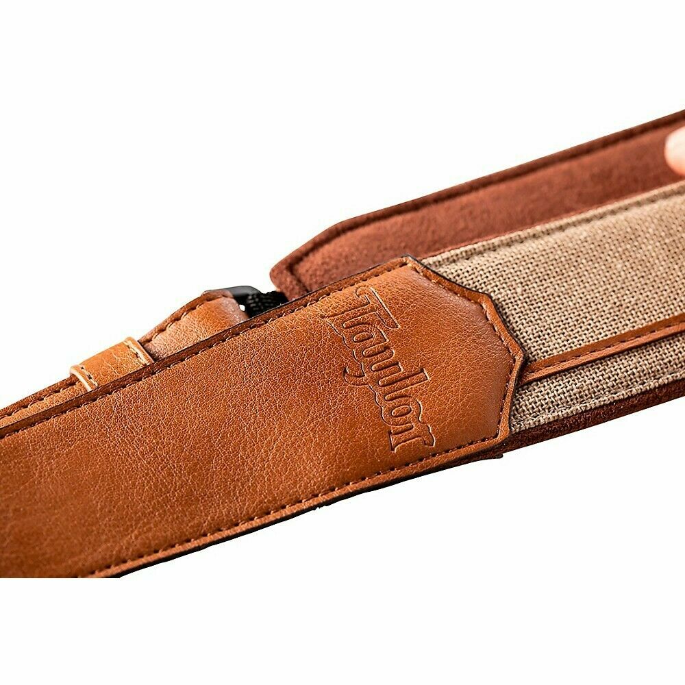 Taylor 2.75″ Vegan Leather Guitar Strap – Tan