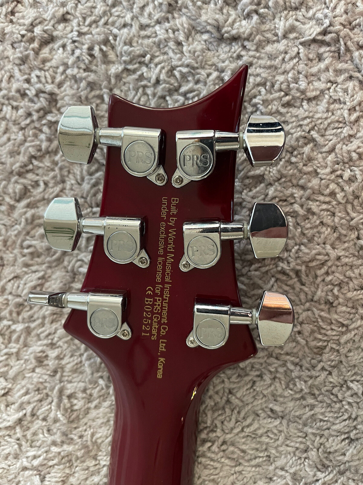 PRS SE Santana Signature 2001 MIK HH Scarlet Red Carlos Paul Reed Smith Guitar