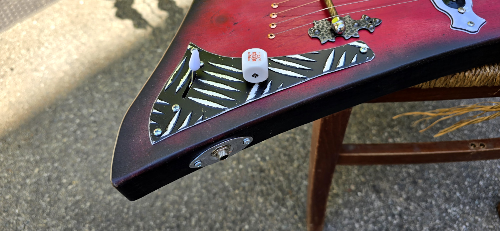 Robert Matteacci Sanguenero Double Neck Electric Guitar
