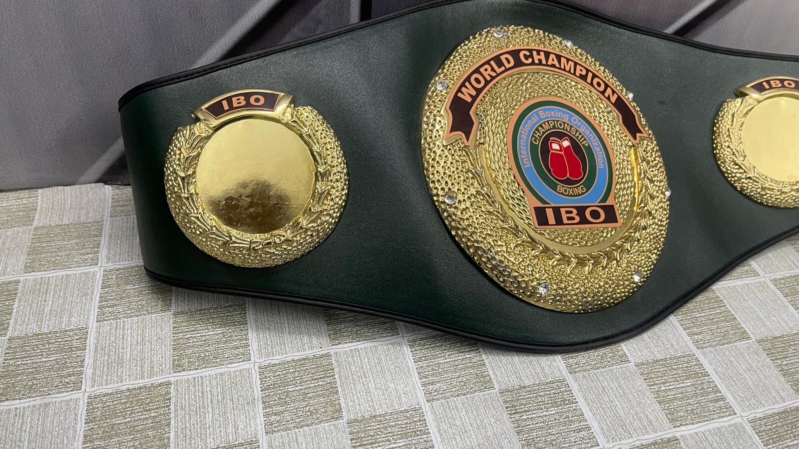 WORLD REPLICA BOXING SET OF 5 BELTS WBA,IBO,WBC,IBF,& WBO ADULT SIZE TITLE