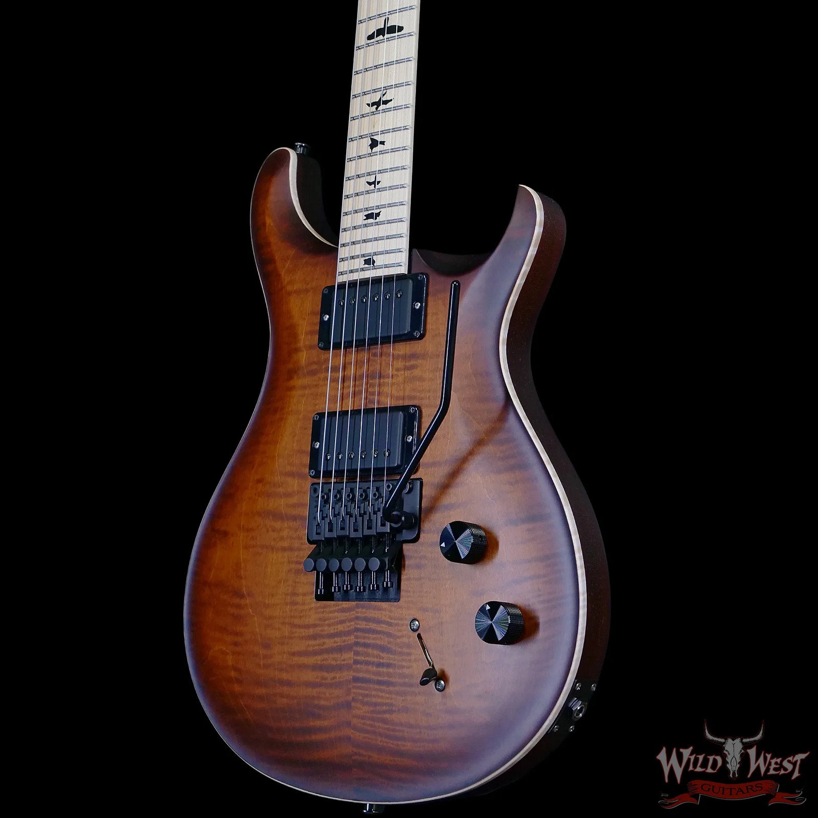 2023 PRS Dustie Waring DW CE 24 Floyd FR Maple Burnt Amber Smokeburst 7.50 lbs