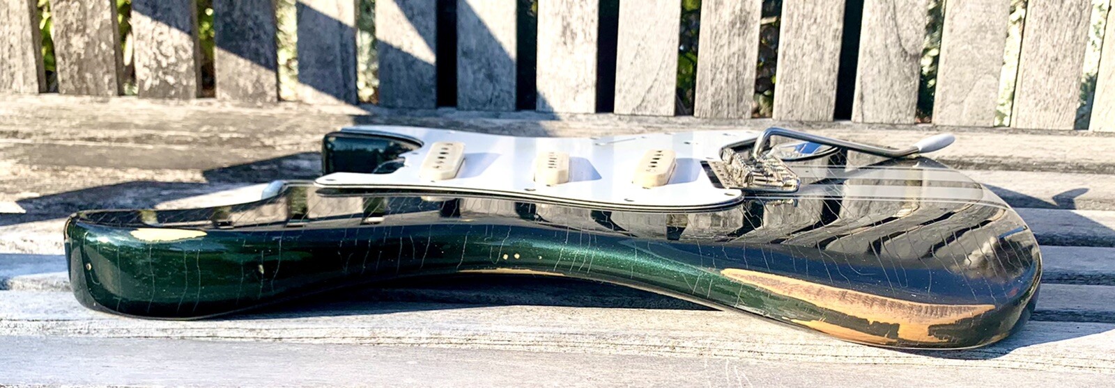 ST BODY RELIC 60s CANDY EM GREEN Customized Order RearRoute HH JVGuitars