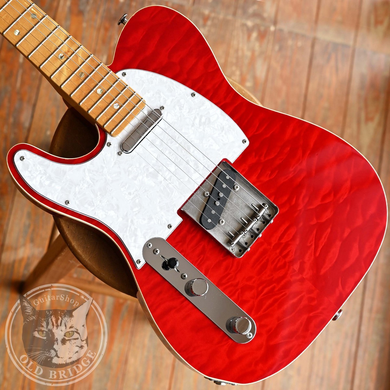 History Sh-Tc/Mqm Lh Tr Quilted Maple Left Hand Trans Red Safe delivery from Jap