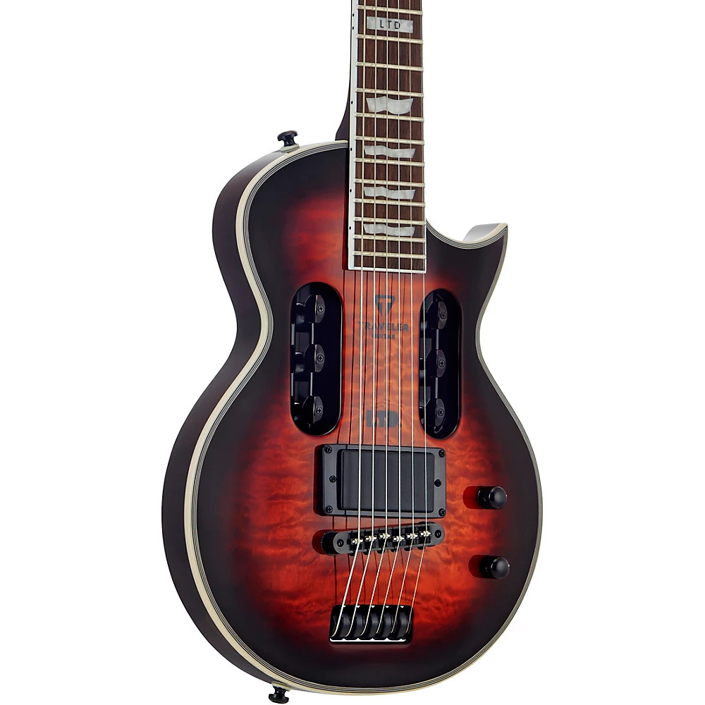 Traveler Guitar LTD EC-1 Deluxe Electric Guitar – Dark Brown Sunburst