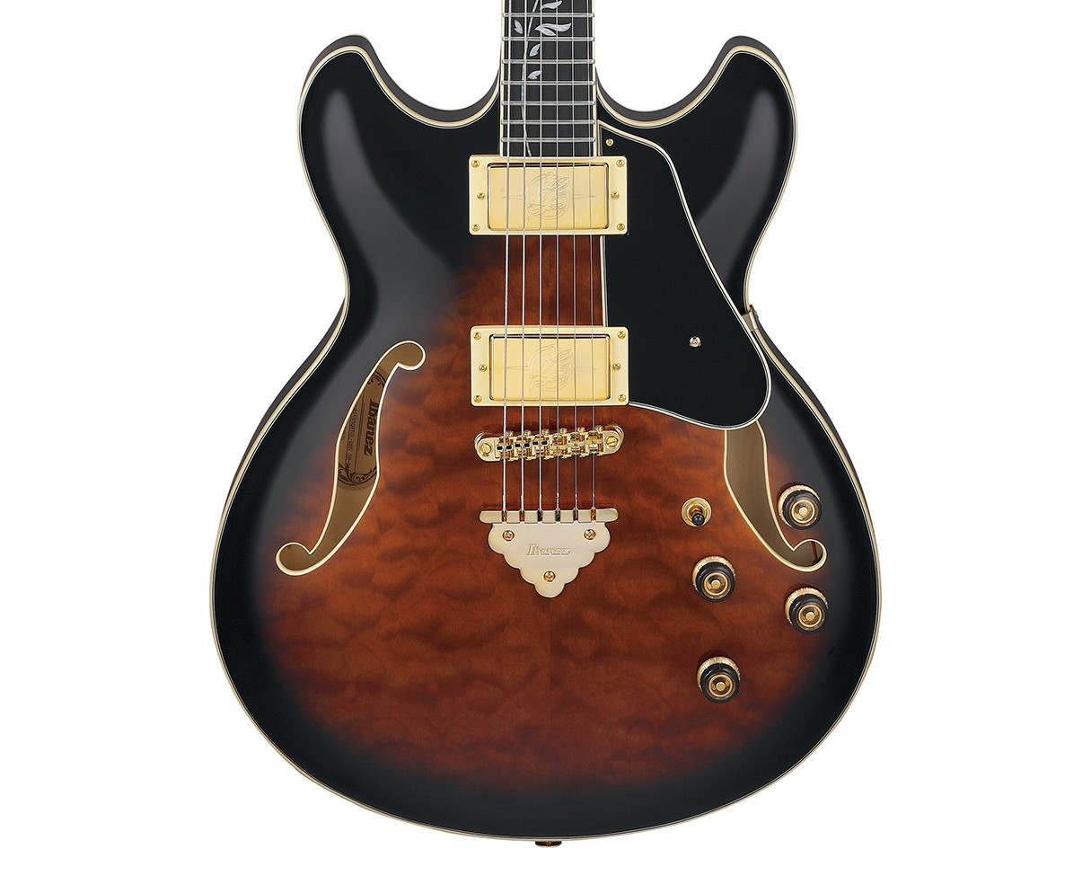 Ibanez AS93QMSPDBS AS Artcore Expressionist Semi-Hollow – Dark Brown Sunburst