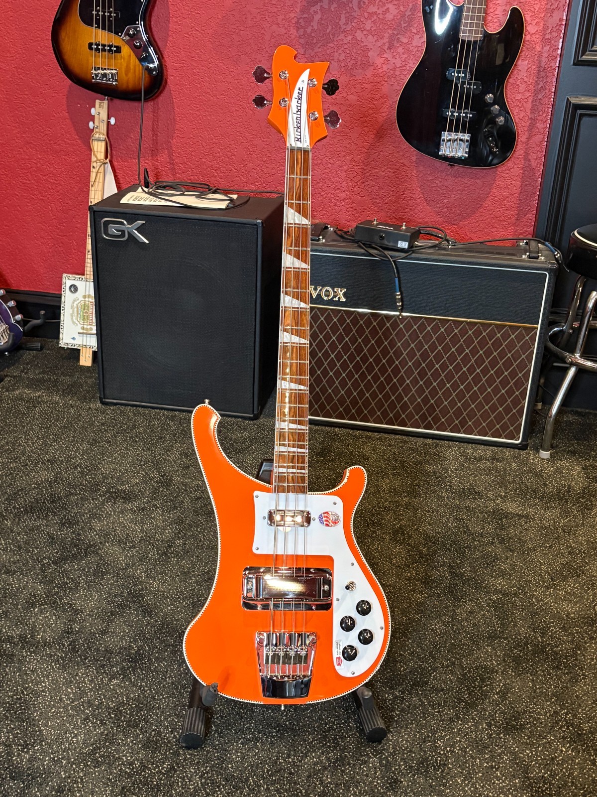 Rickenbacker 4003 OrangeGlo Custom Shop ANDY BABIUK’S FAB GEAR #7 of 30 MINT