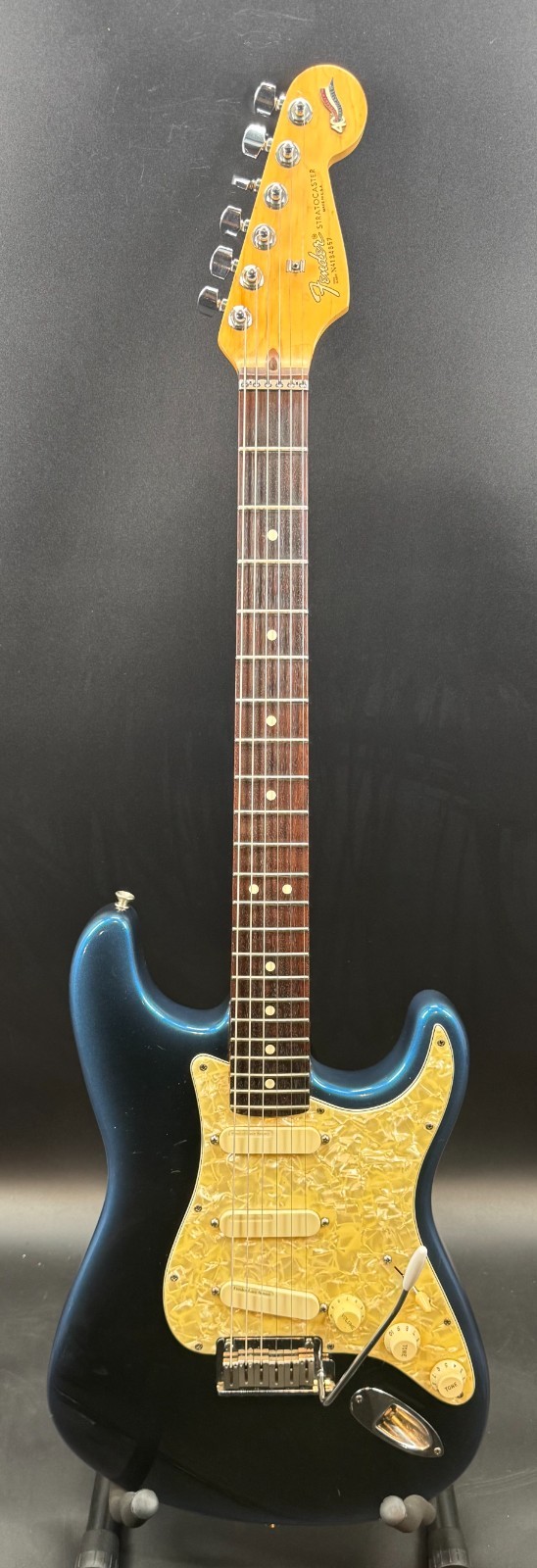 Fender American Stratocaster Navy Blue Metallic 1995 40th Anniversary w/ Case