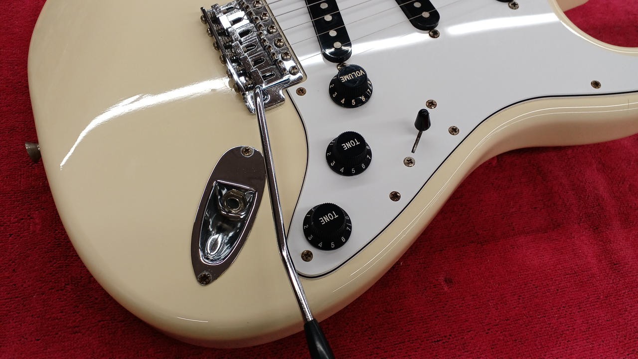 Fender Japan Stratocaster Guitar ST72-US Olympic White Large Head