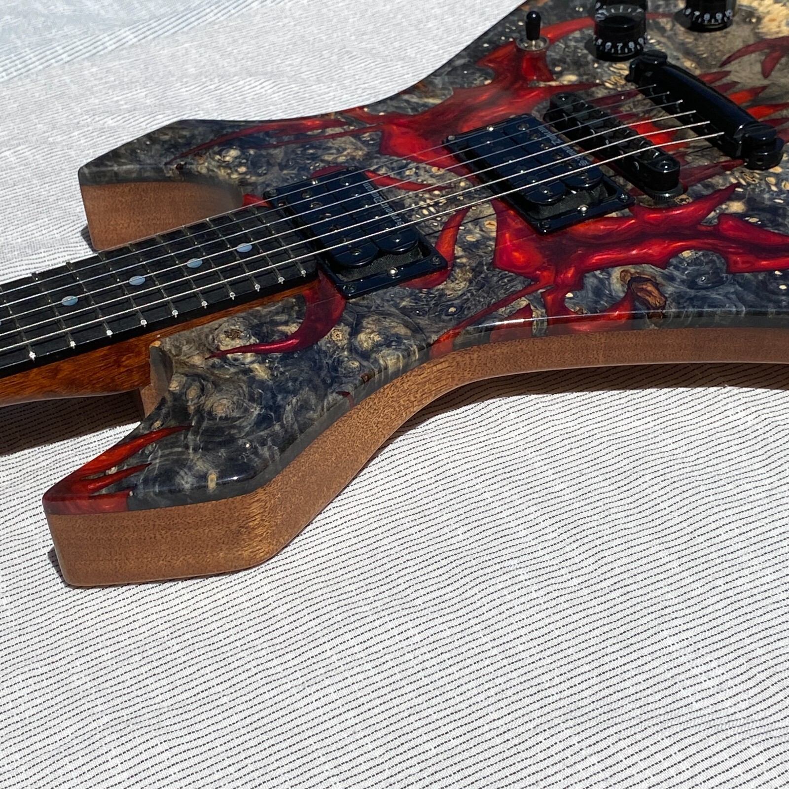 Custom Made Electric Guitar X Style Body 2023 Poly Finish