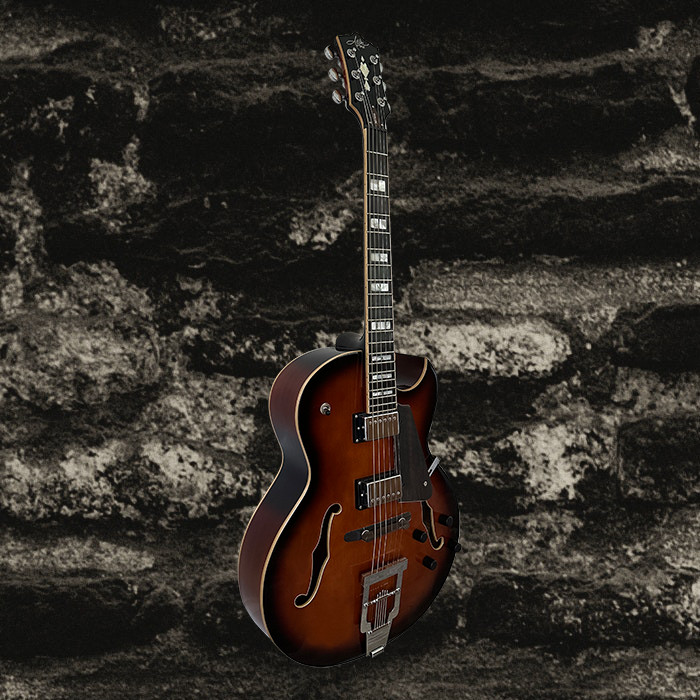 Aslin Dane Jazz King Tobacco sunburst