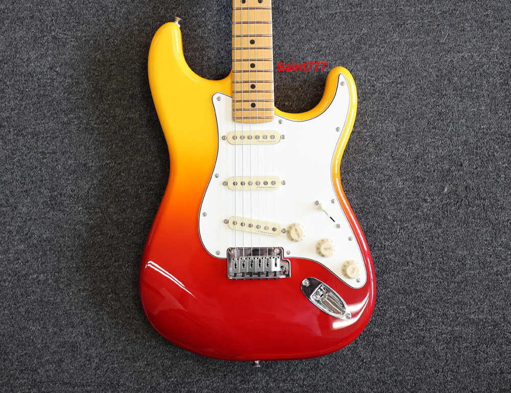 Fender Player Plus Stratocaster Electric Guitar Tequila Sunrise Mexico