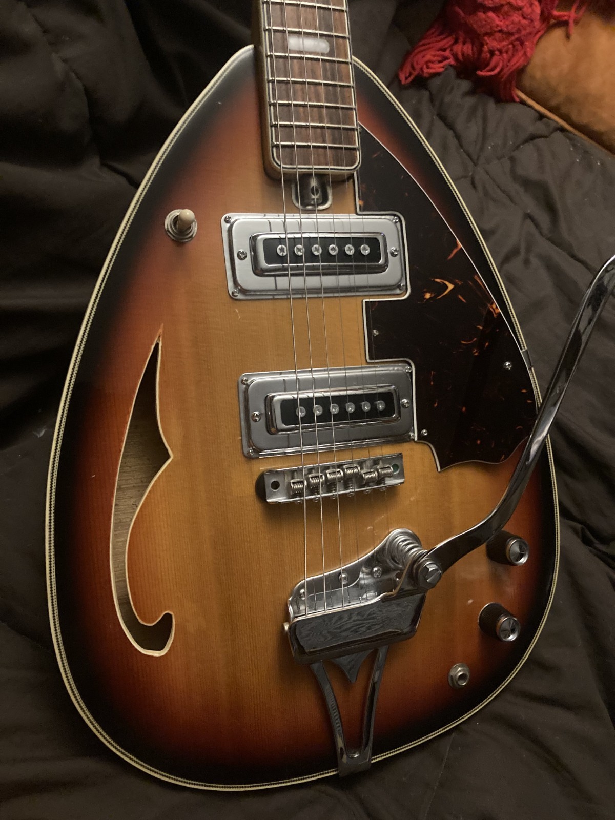 Vintage Kawai Teardrop Guitar No Returns or Refunds