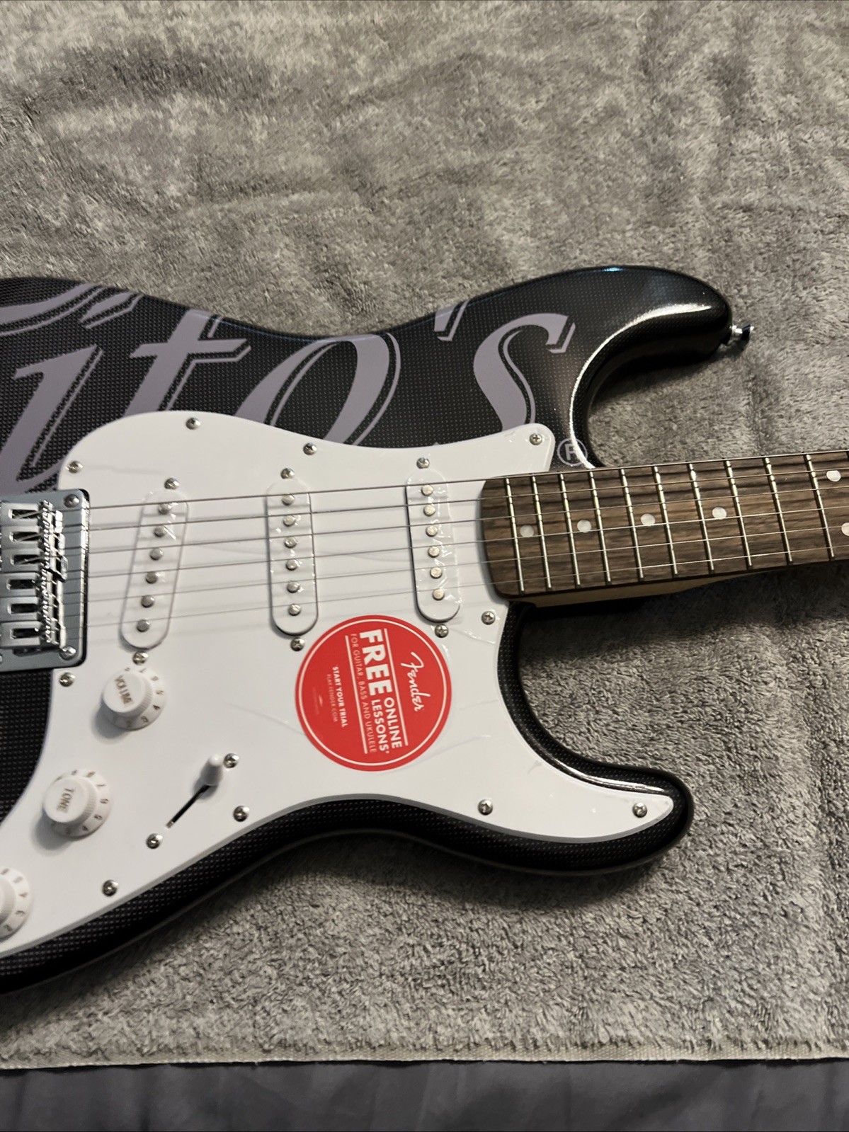 NEW TITO’S VODKA SQUIRE BY FENDER ELECTRIC GUITAR AWESOME