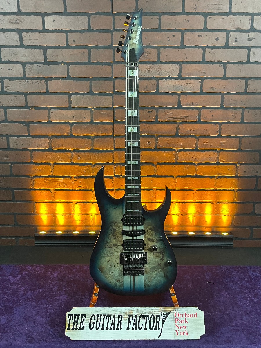2023 Ibanez Premium RGT1270PB Guitar – Cosmic Blue Starburst Flat Electric Gu…