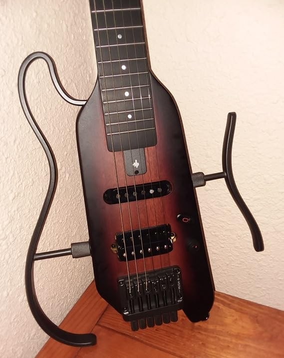 🎸 Donner HUSH X Electric Guitar With Gig Bag & Accessories Solid Body Sunburst