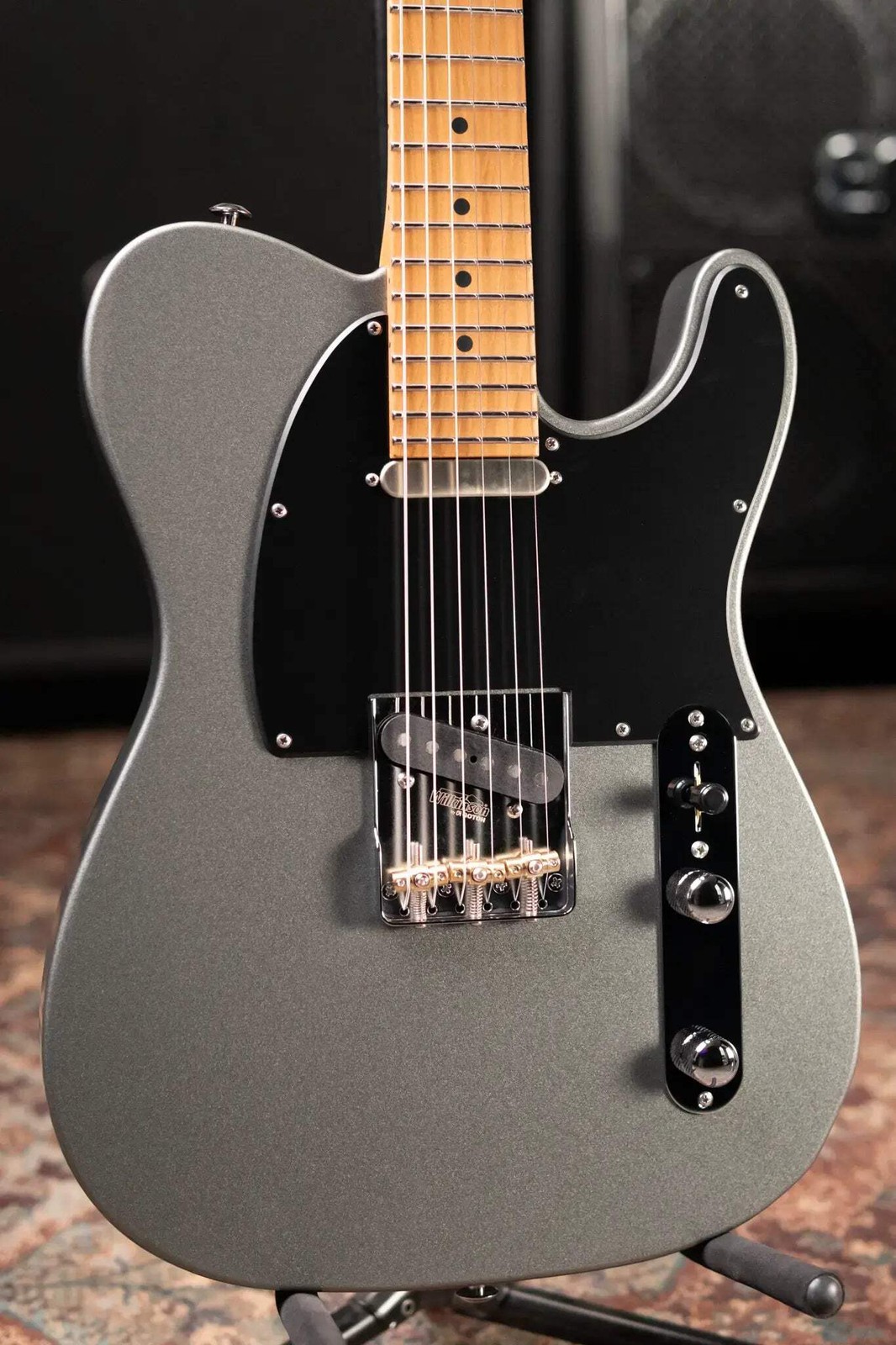 Suhr Andy Wood Signature Series Modern T Electric Guitars – AW Silver with Hards