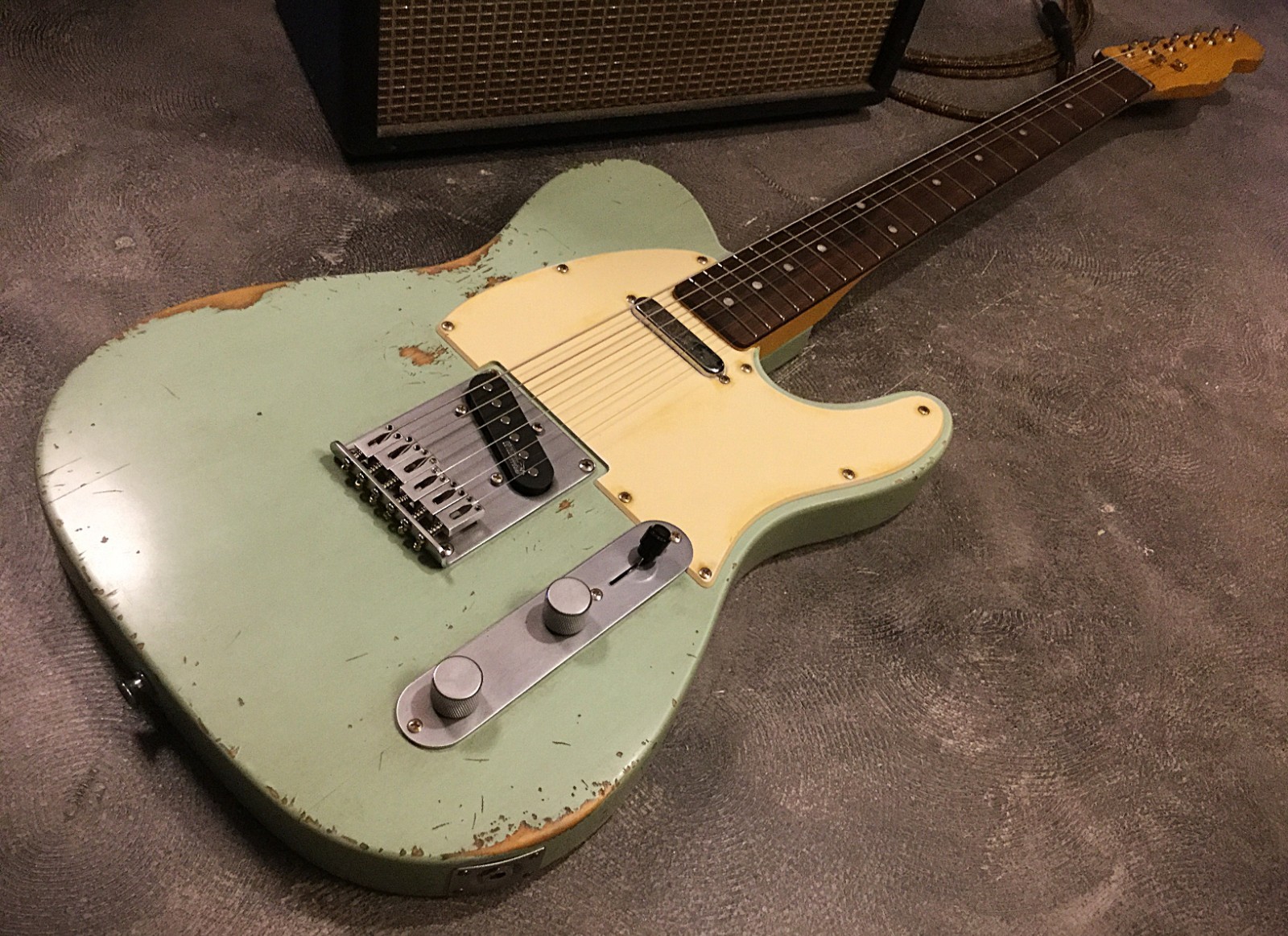 Relic Squier by Fender Telecaster Electric Guitar by Nate’s Relic Guitars