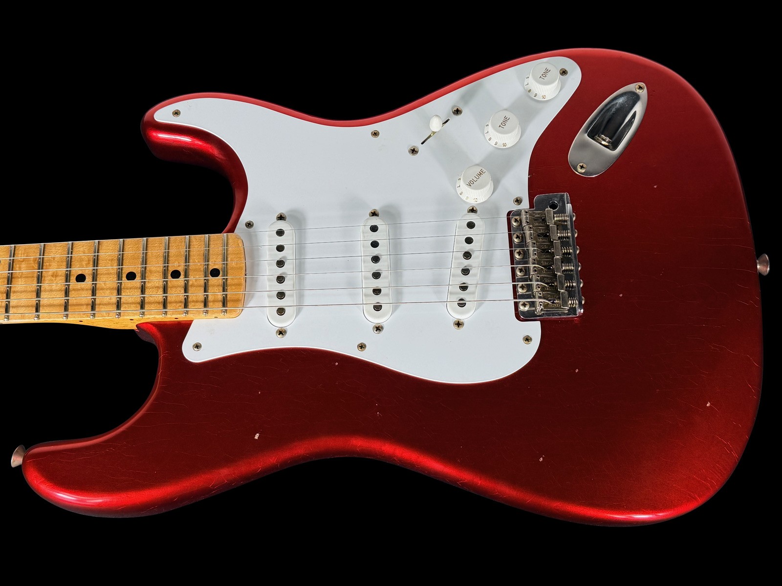 2025 FENDER STRATOCASTER 54 CUSTOM SHOP JOURNEYMAN 70TH ANNIV ~ CANDY APPLE RED