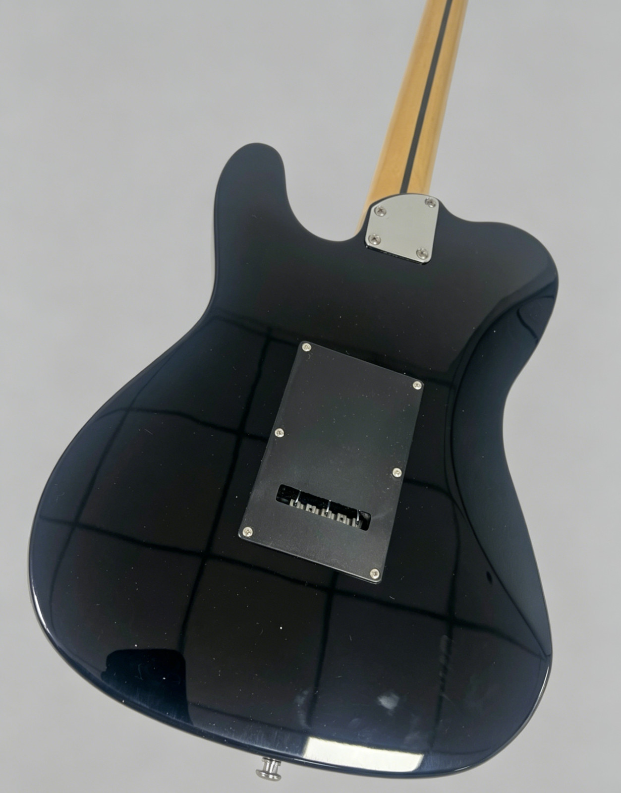 US STOCK gloss Black TL Style Guitar Floyd Rose Tremolo Maple Neck Fast Ship
