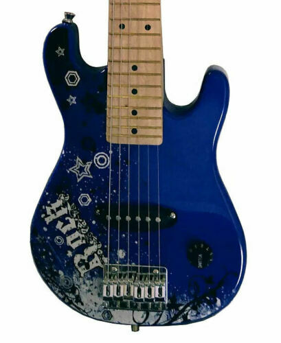 Fishbone ROCK Mini Model STS-BLU-2 Shorty Travel Guitar with Gig Bag