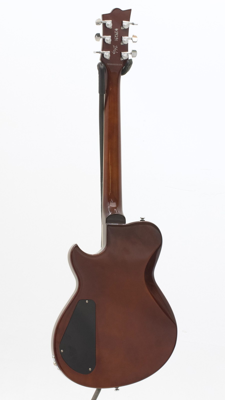 Reverend Roundhouse Singlecut Electric Guitar, 2019 Model, Trans Black