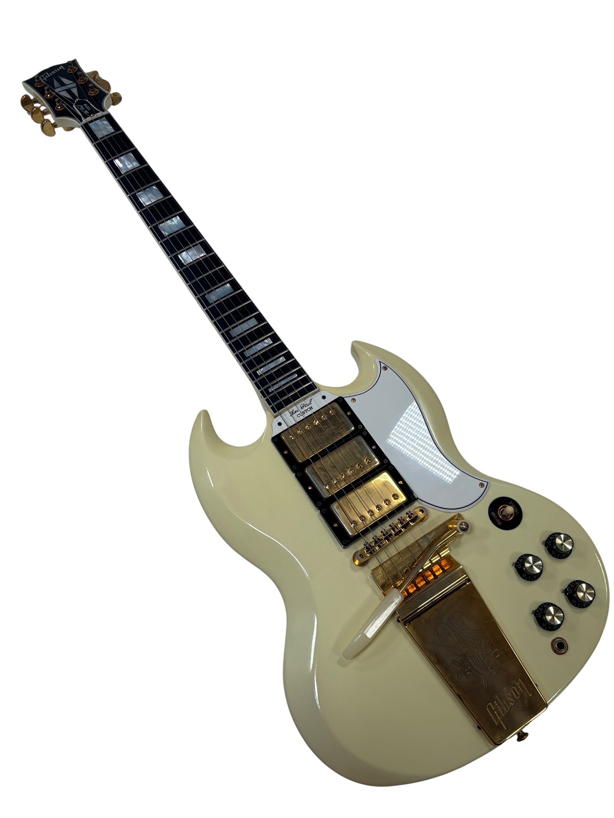 Gibson 2009 White 1963 SG Custom Reissue Right-Handed 6-String Electric Guitar