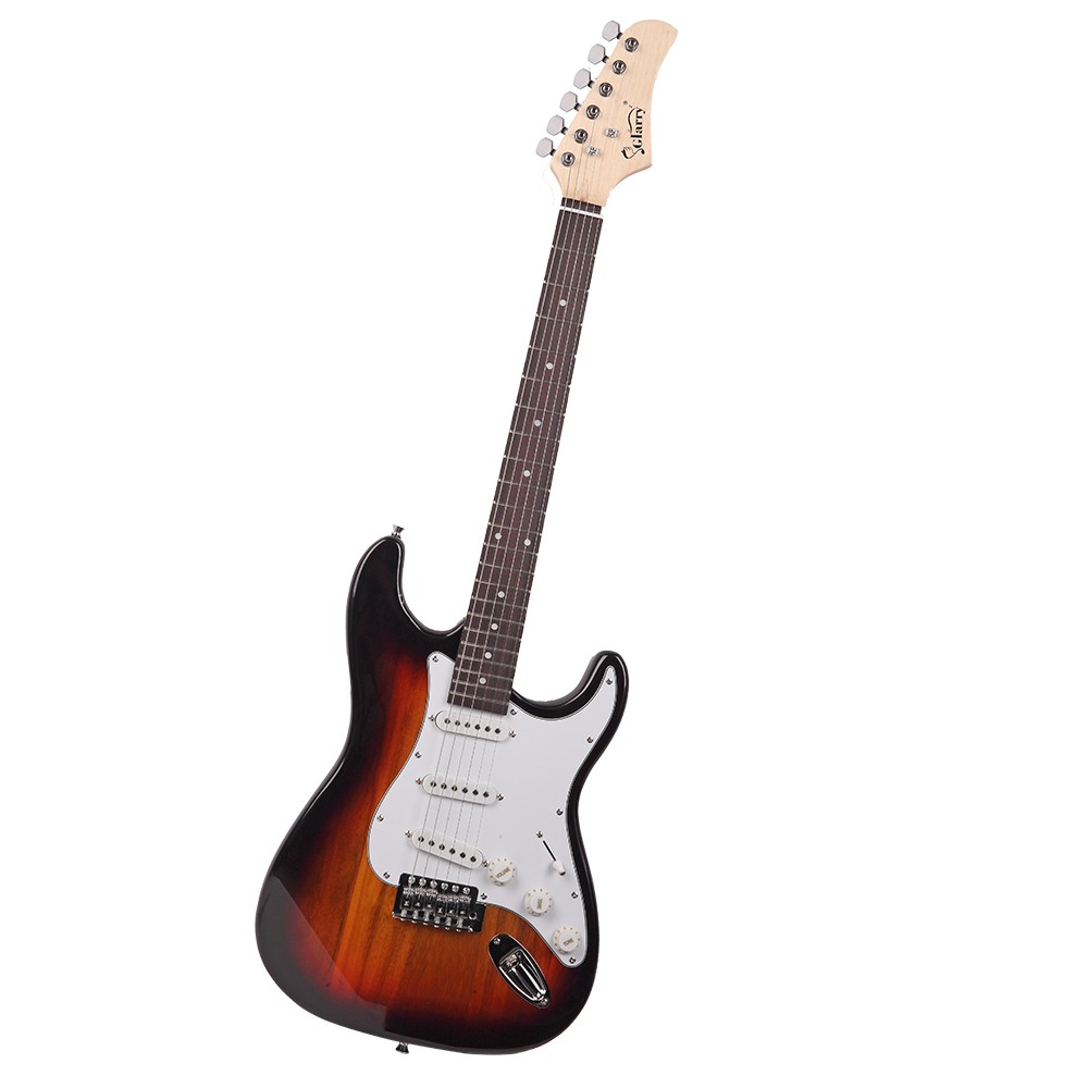 Electric Guitar Rosewood FingerboardWhammy Bar Cord Wrench Tool Sunset Color