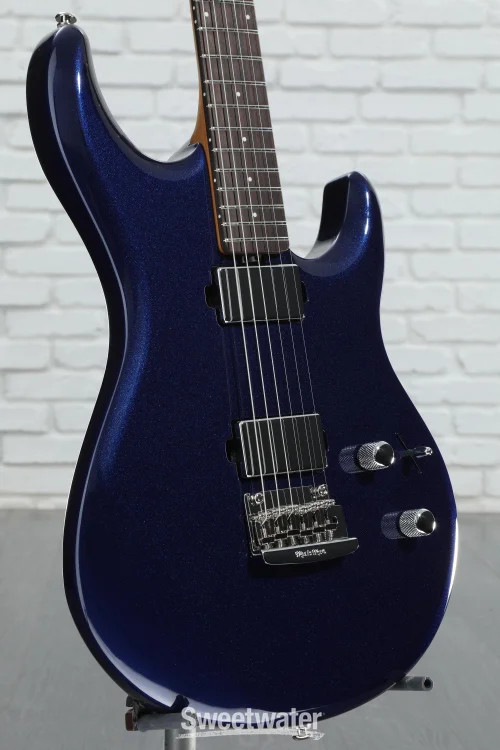 Ernie Ball Music Man Luke 4 HH Electric Guitar – Butane Blue with Rosewood