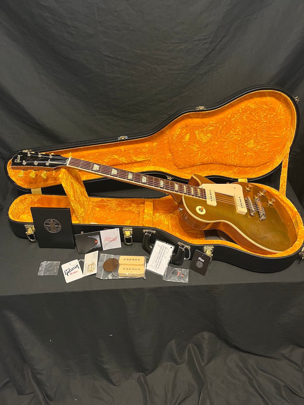 2018 Gibson Custom Shop 50th Anniversary ’68 Les Paul Heavy-Aged Goldtop-Extras!