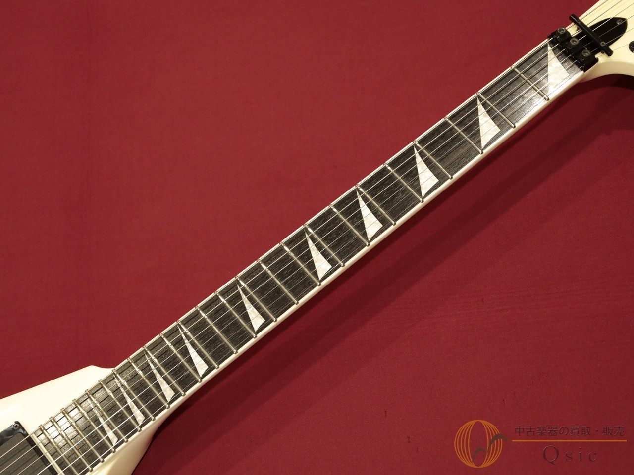 E-II Arrow Snow White Electric Guitar Thin U Shape Used